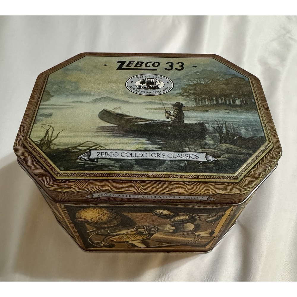 Zebco 33 Collector's Classics (Series 1) commemorative tin 1994 TIN ONLY